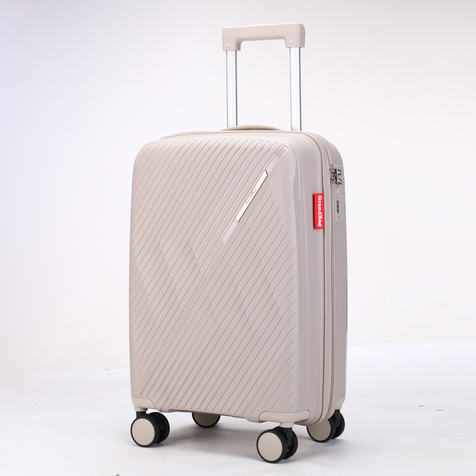 MALA DE VIAGEM PEQUENA BEGE 10 KG