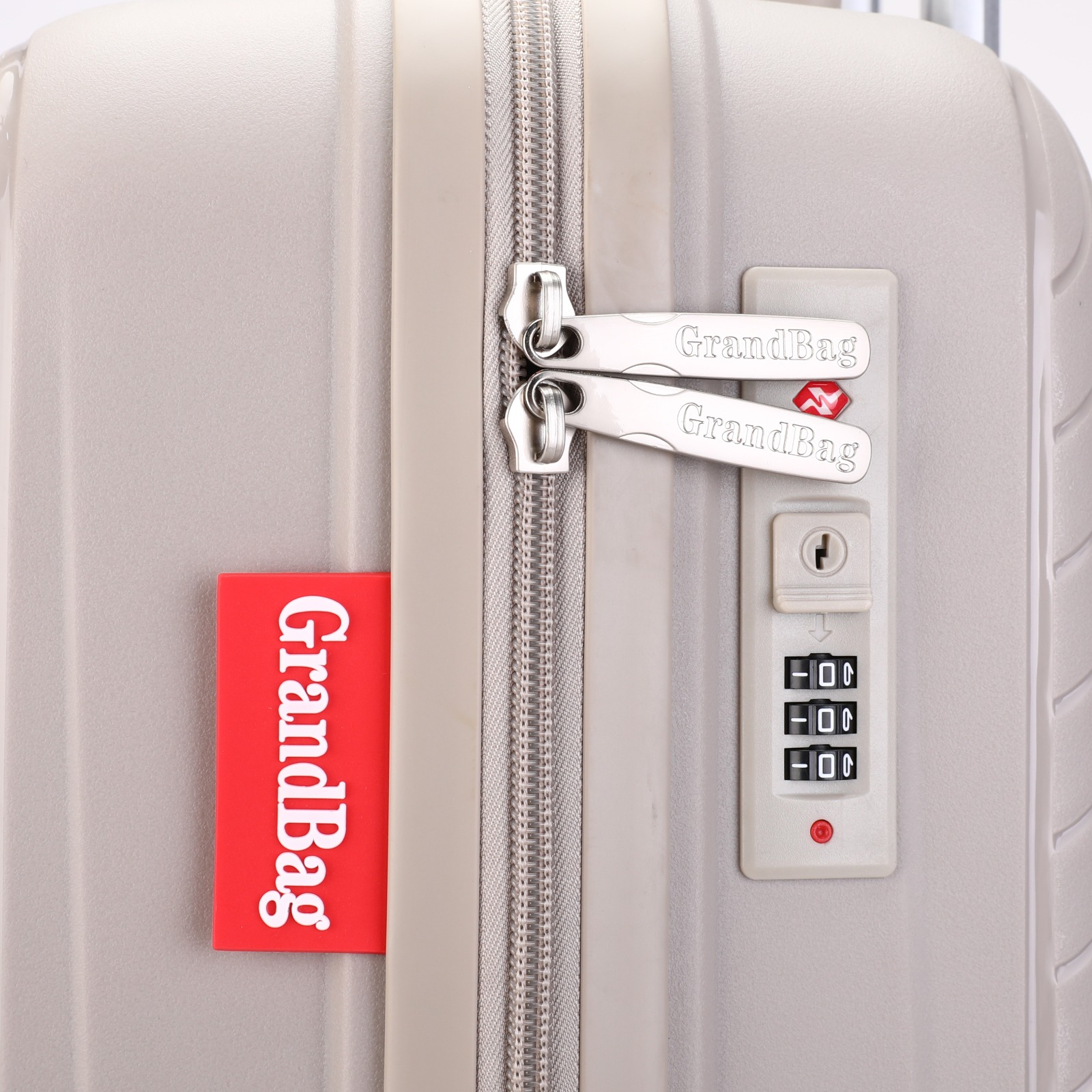 MALA DE VIAGEM PEQUENA BEGE 10 KG