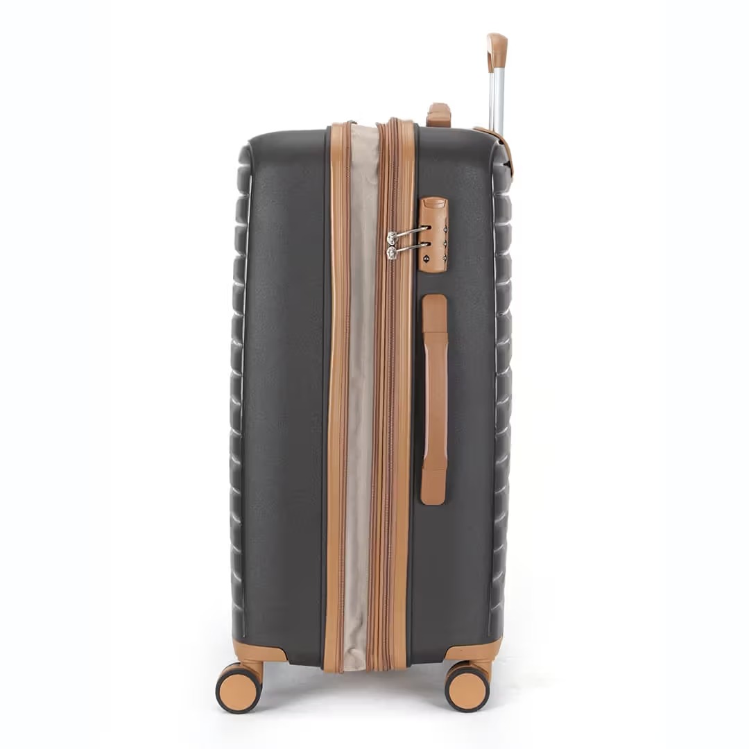 Mala de Viagem Grande Chumbo com Marron 32 KG