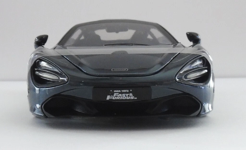 Dark Gray McLaren 720S Diecast Car Fast & Furious 1/24 Jada New