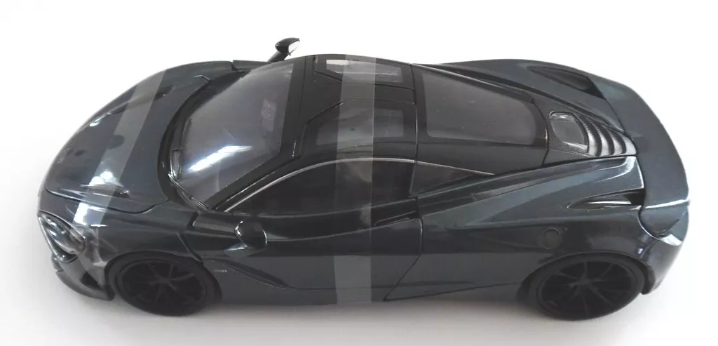 Dark Gray McLaren 720S Diecast Car Fast & Furious 1/24 Jada New