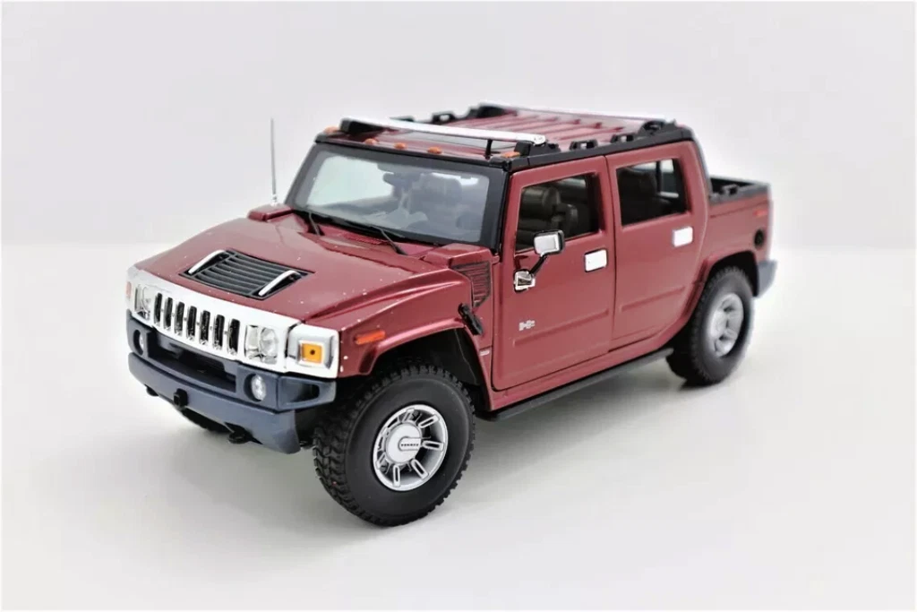 Maroon GMC Hummer H2 Diecast 1/27 Maisto New