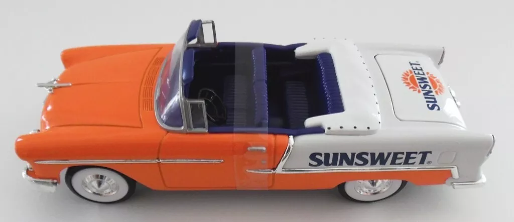 1955 Chevy Diecast Car Bank Liberty Spec Cast 1/24 Sunsweet New
