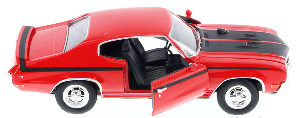 1970 Red Buick GSX Hardtop Diecast Car 1/24 Welly New