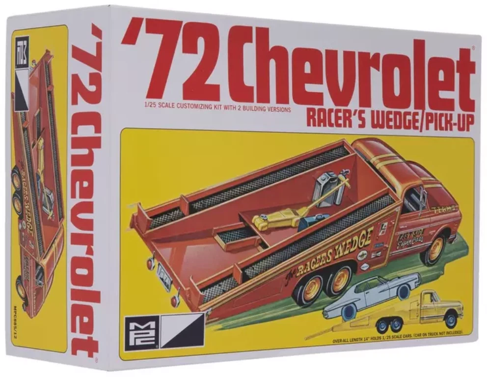 MPC 1972 Chevrolet Racer’s Wedge/Pick-Up Model Kit 1/25 New