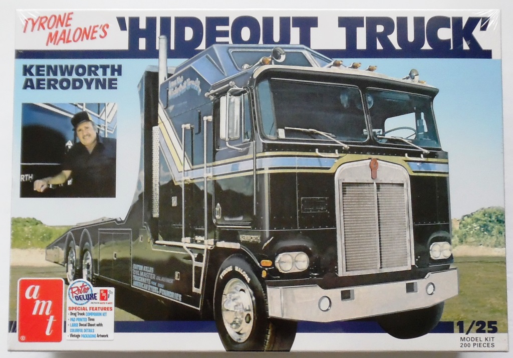 Tyler Malone’s Hideout Truck Model Kit Kenworth 1/25 AMT New