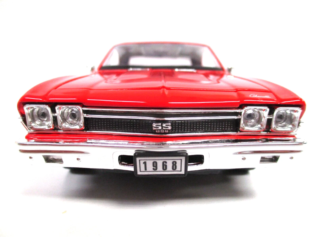 Red 1968 Chevy Chevelle Diecast Car 1/24 Welly New