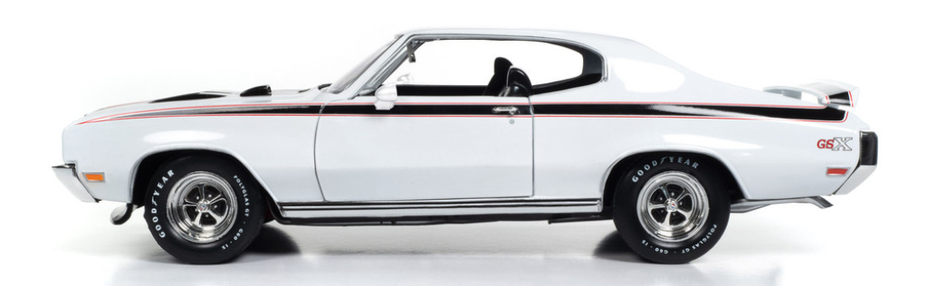 Diecast 1970 White Buick GSX 1/24 Welly New