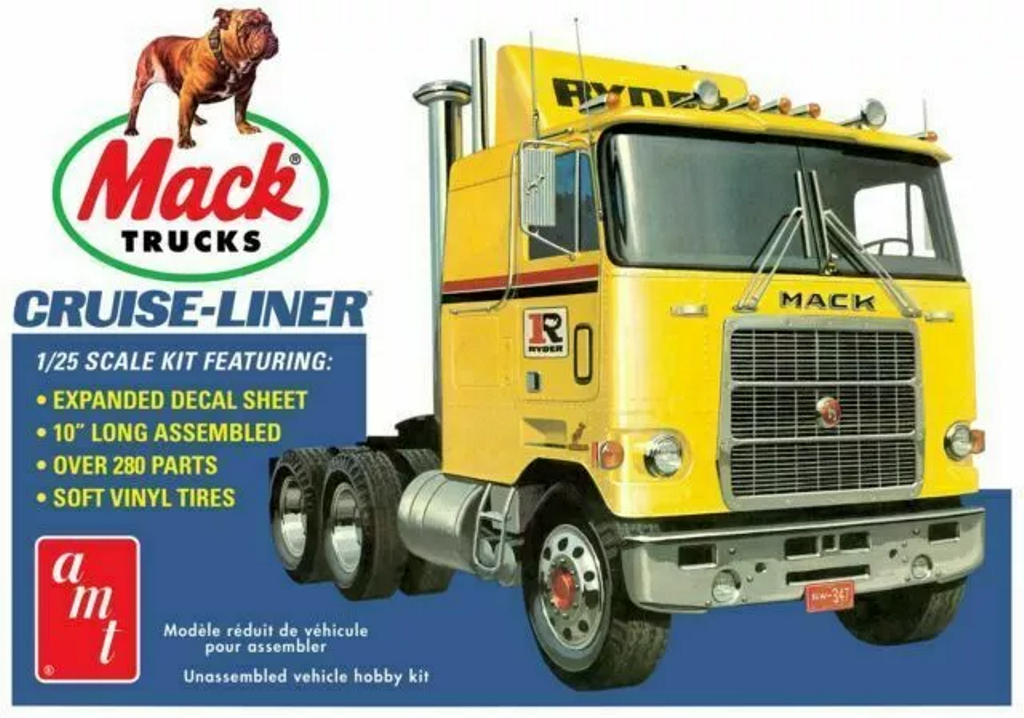 Mack Trucks Cruiser-Liner Model Kit 1/25 AMT New