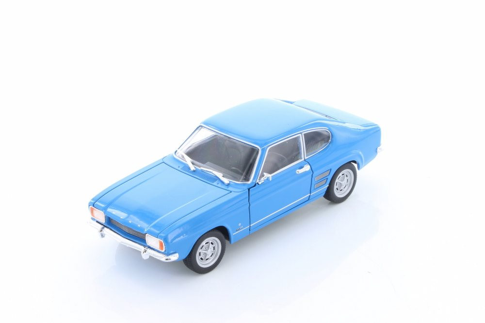 Diecast 1969 Blue Ford Capri Welly 1/24 New