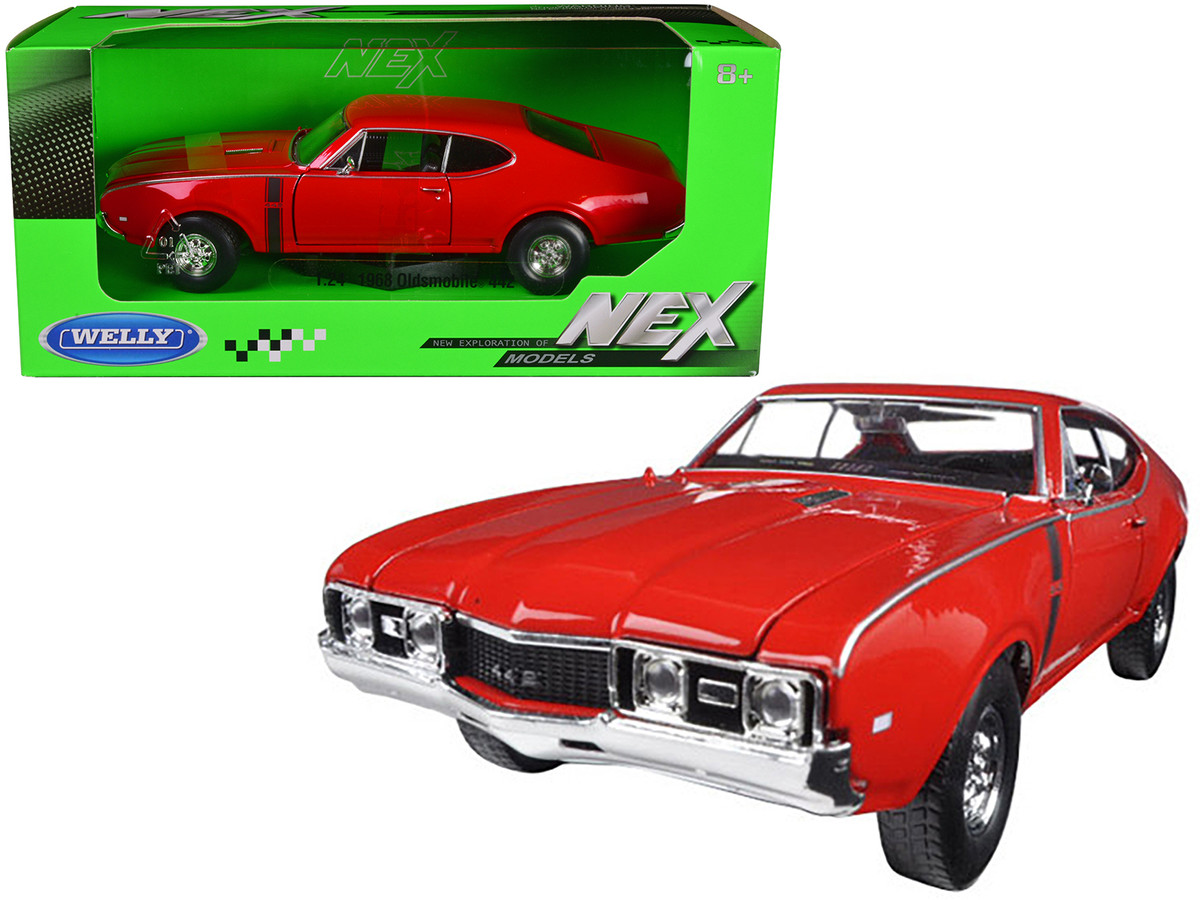 Brand new 1/24 scale diecast car model of 1968 Oldsmobile 442