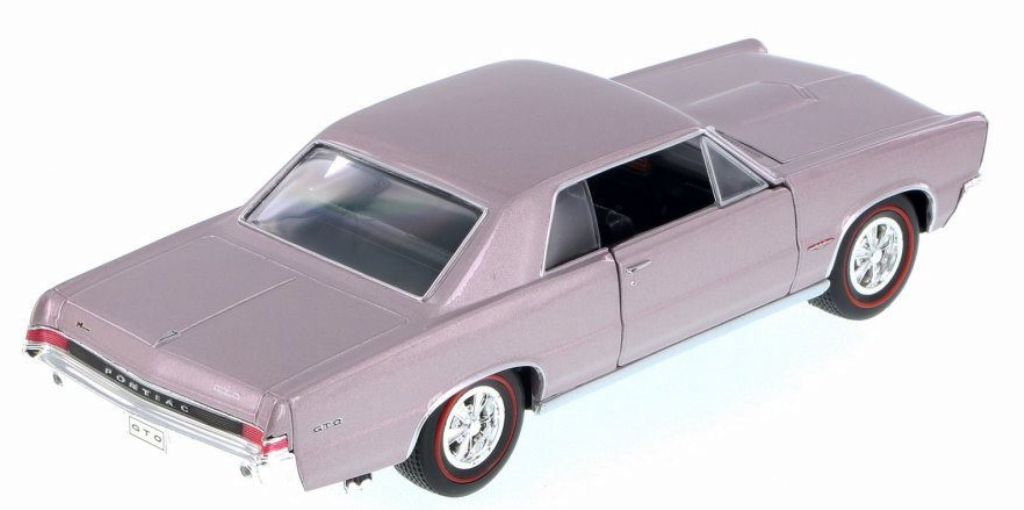 Lavender 1965 Pontiac GTO Diecast Car 1/24 Welly New