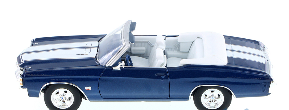 Diecast 1971 Blue Chevy Chevelle SS 454 Welly 1/24 New