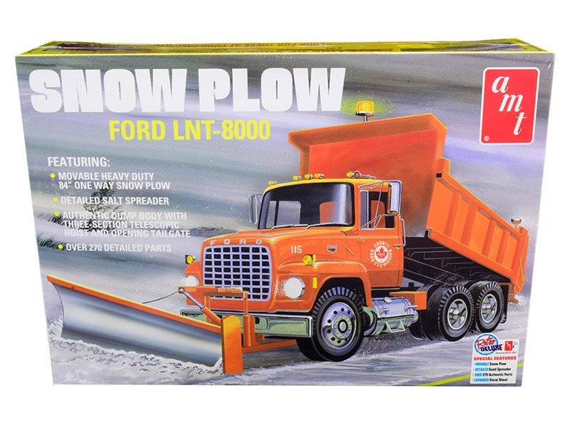 Brand new 1/25 scale plastic model kit of Ford LNT-8000 Snow Plow Truck