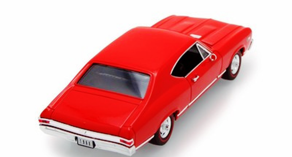 Diecast 1968 Red Chevy Chevelle SS 396 Welly 1/24 New