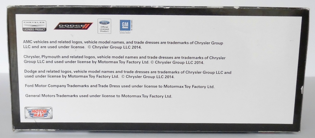 Diecast Red 1967 Corvette Motor Max 1/24 New