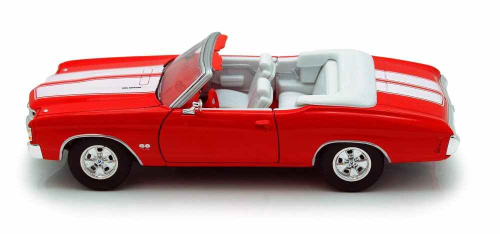 Diecast 1971 Red Chevy Chevelle SS 454 Welly 1/24 New