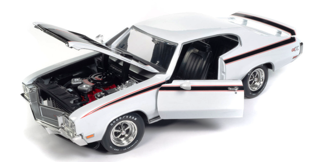 Diecast 1970 White Buick GSX 1/24 Welly New