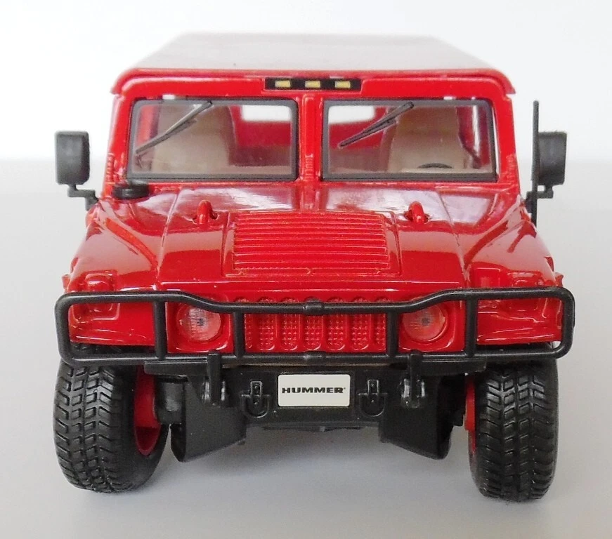 1:27 Maisto Orange/Red Hummer H1 4 Door Wagon Diecast New