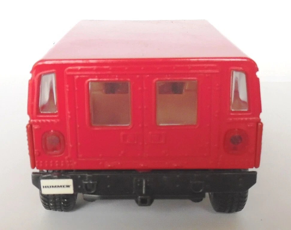 1:27 Maisto Orange/Red Hummer H1 4 Door Wagon Diecast New