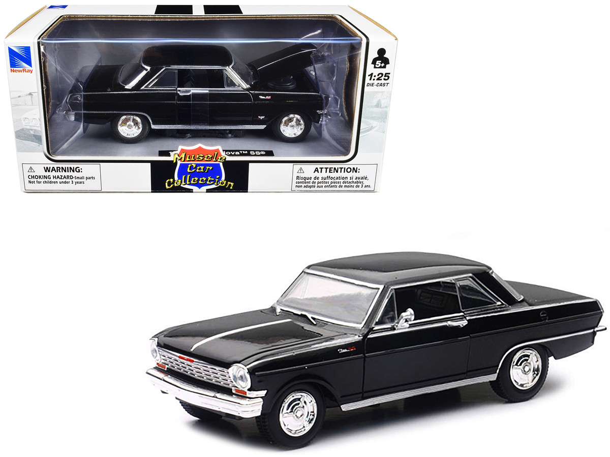 Brand new 1/25 scale diecast car model of 1964 Chevrolet Nova SS