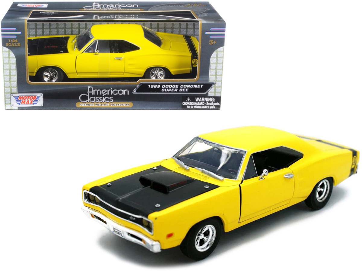Brand new 1/24 scale diecast model of 1969 Dodge Coronet Super Bee