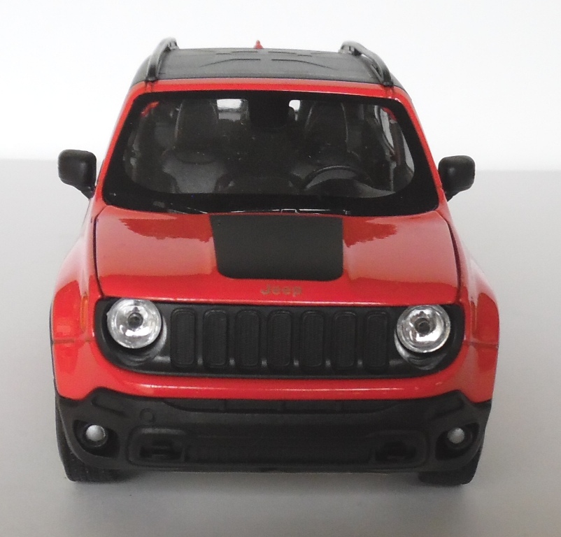 Red Diecast 2022 Jeep Renegade Trailhawk 1/24 Welly New