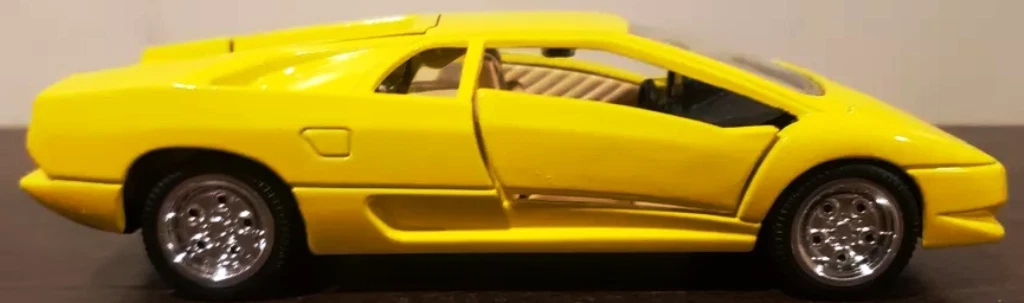 Yellow Lamborghini Diablo Diecast Car 1/24 Sunnyside New
