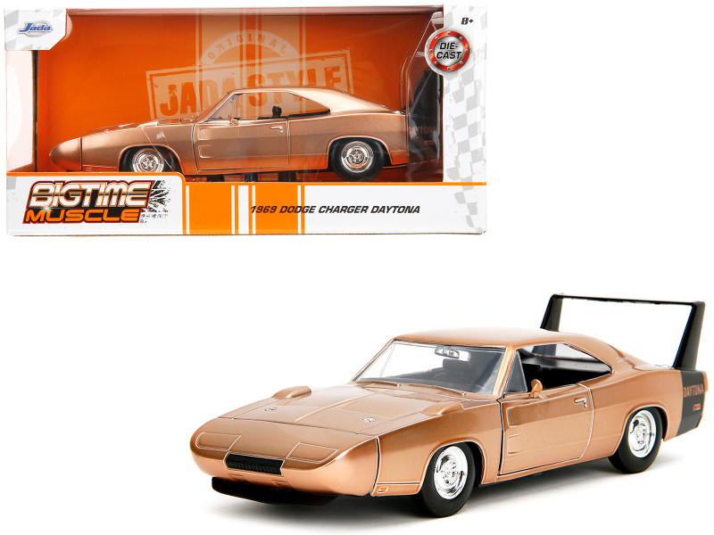 Brand new 1/24 scale diecast car model of 1969 Dodge Charger Daytona