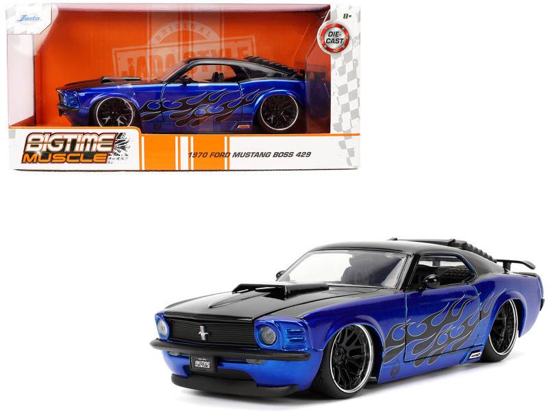 Brand new 1/24 scale diecast car model of 1970 Ford Mustang Boss 429