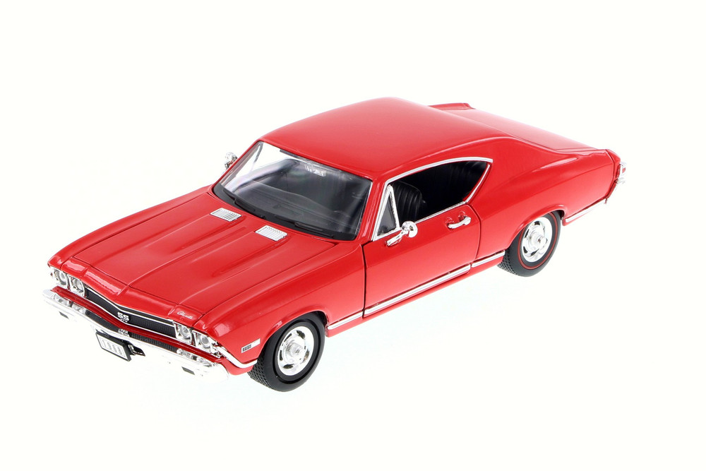 Diecast 1968 Red Chevy Chevelle SS 396 Welly 1/24 New