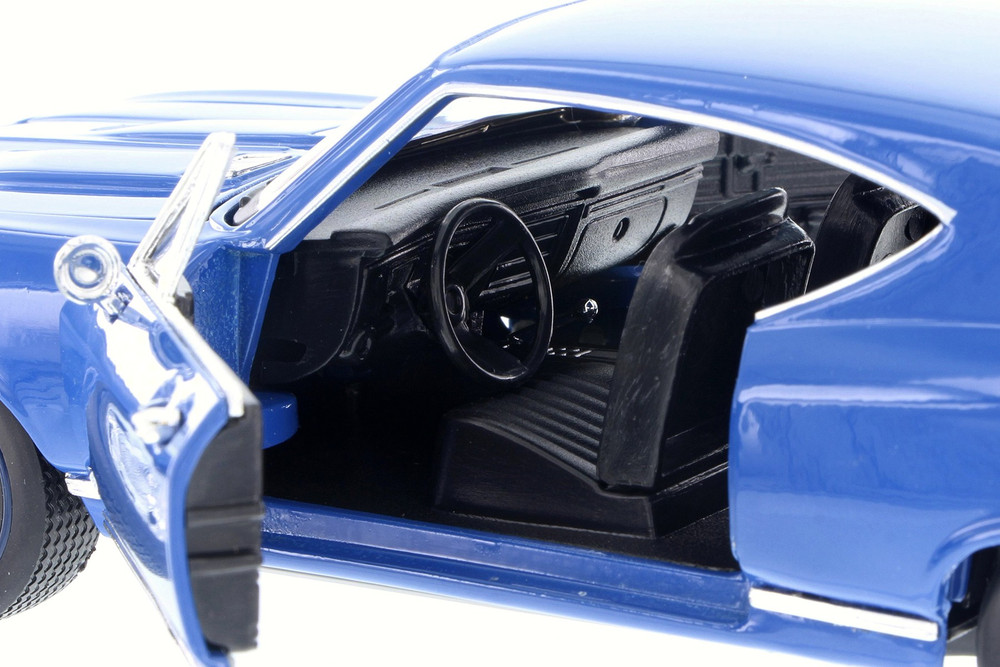 Diecast 1968 Blue Chevy Chevelle SS 396 Welly 1/24 New