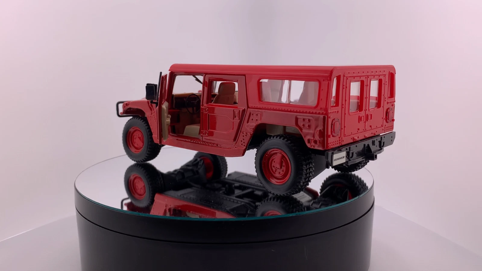 1:27 Maisto Orange/Red Hummer H1 4 Door Wagon Diecast New