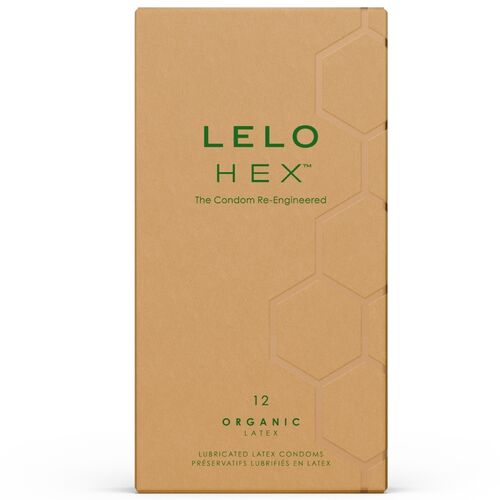 LELO HEX PRÉSERVATIFS BIOLOGIQUES PREMIUM (Boîte 12 unités)