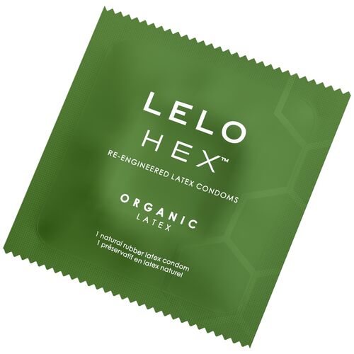 LELO HEX PRÉSERVATIFS BIOLOGIQUES PREMIUM (Boîte 12 unités)