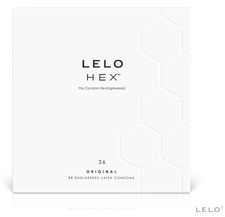 LELO HEX PRÉSERVATIFS PREMIUM (Boîte 36 unités)