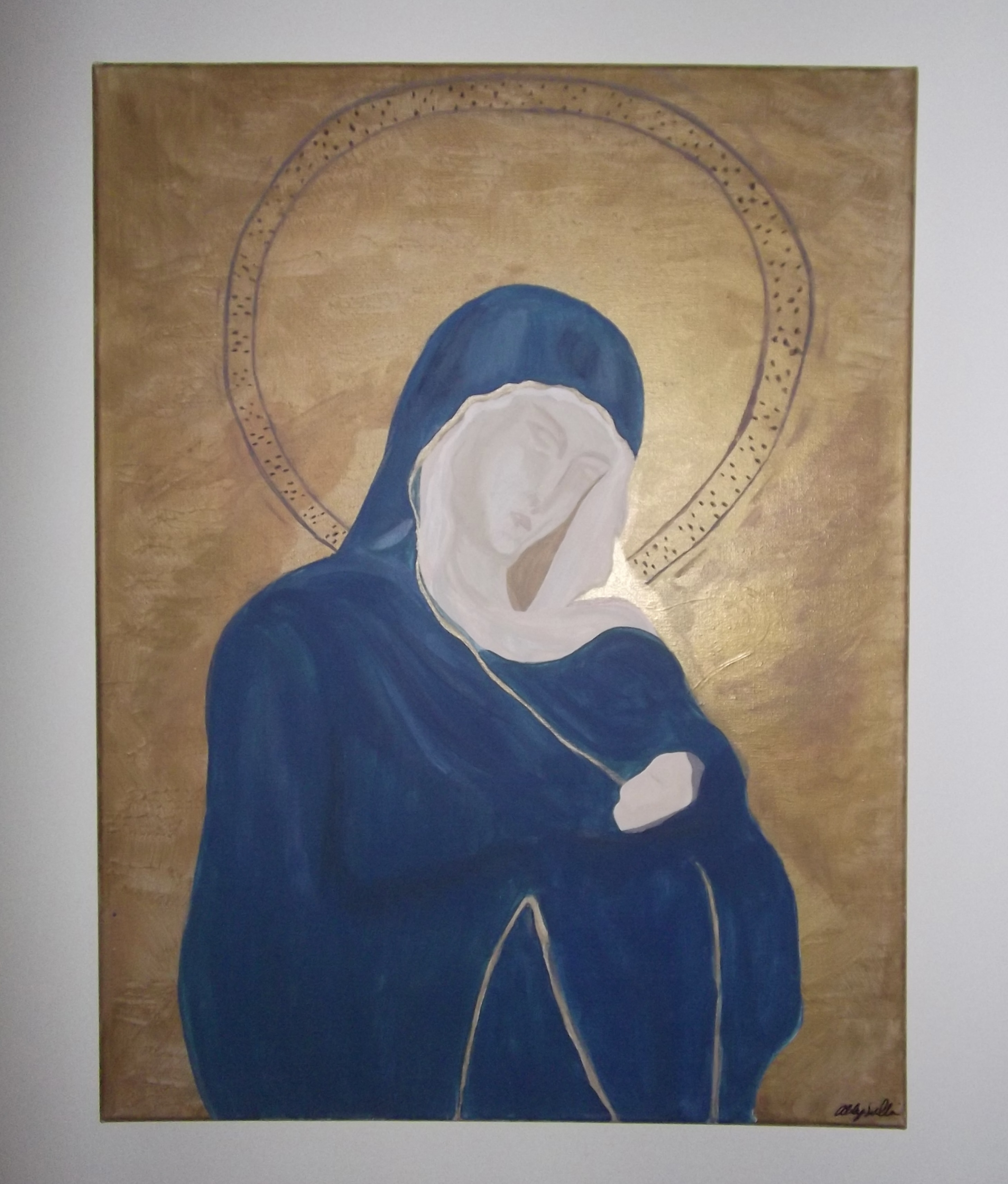 Modern Madonna Painting