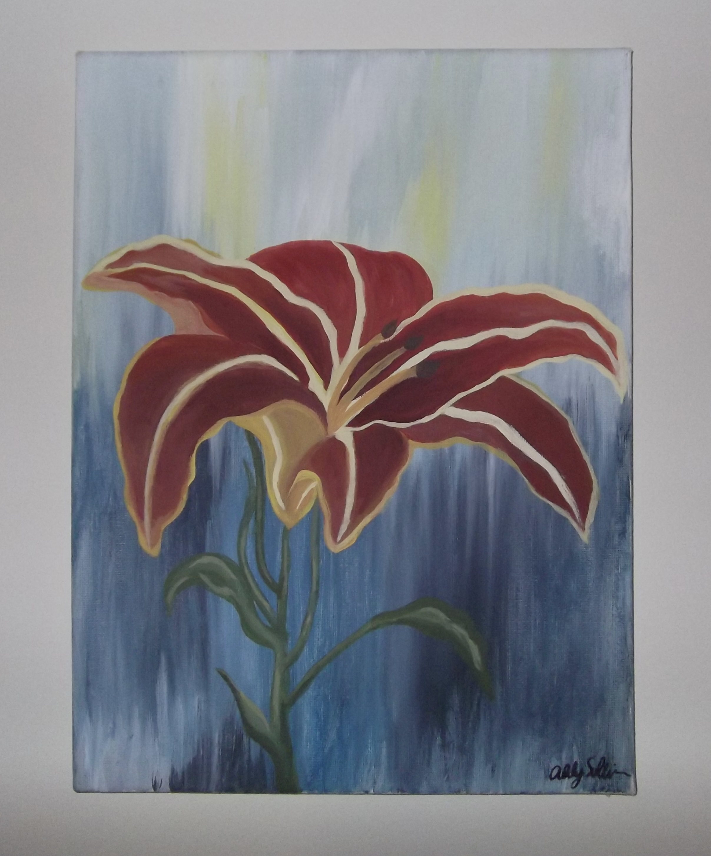Tiger Lily Painting