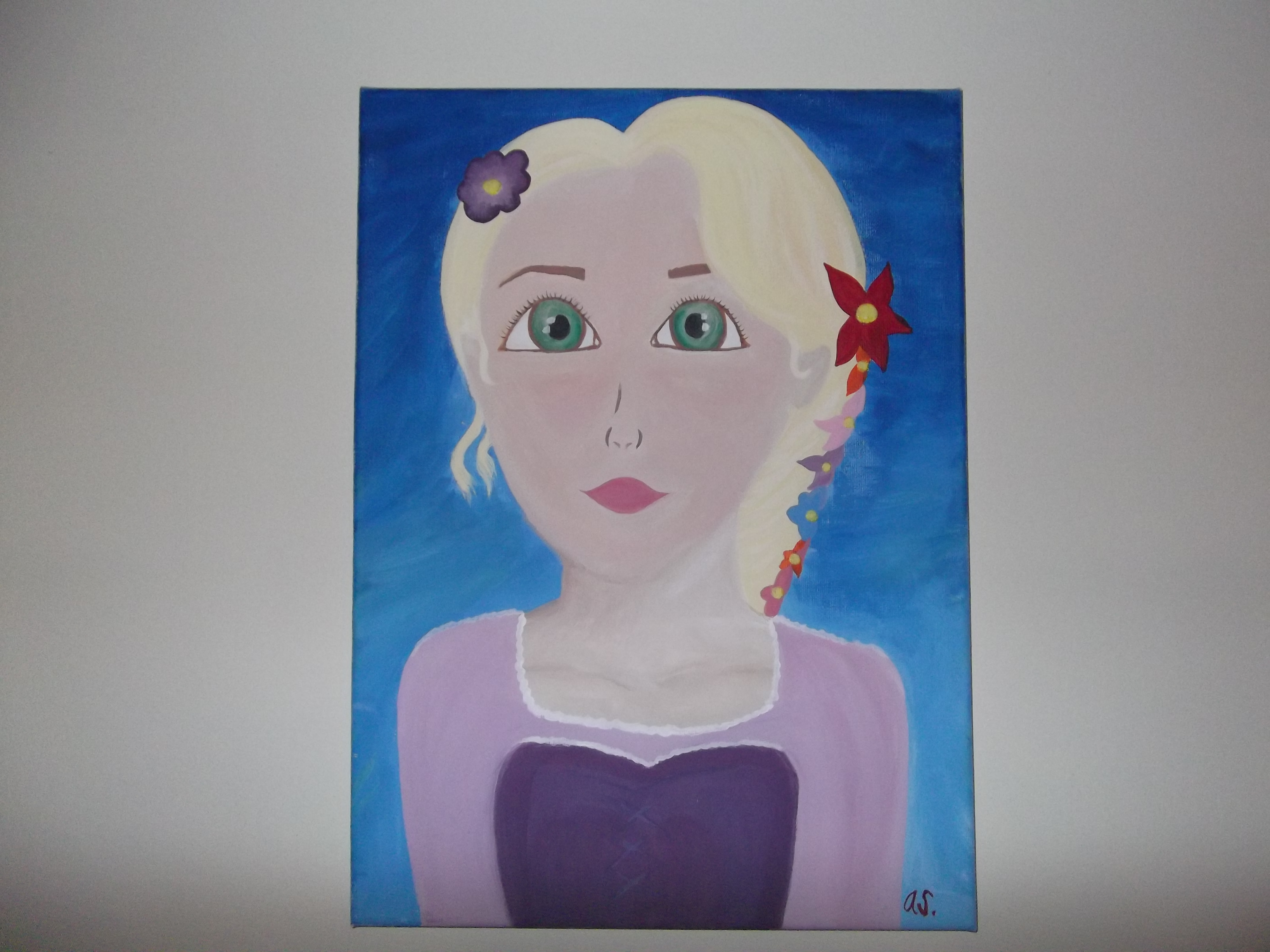 Hand-Painted Portrait Artwork