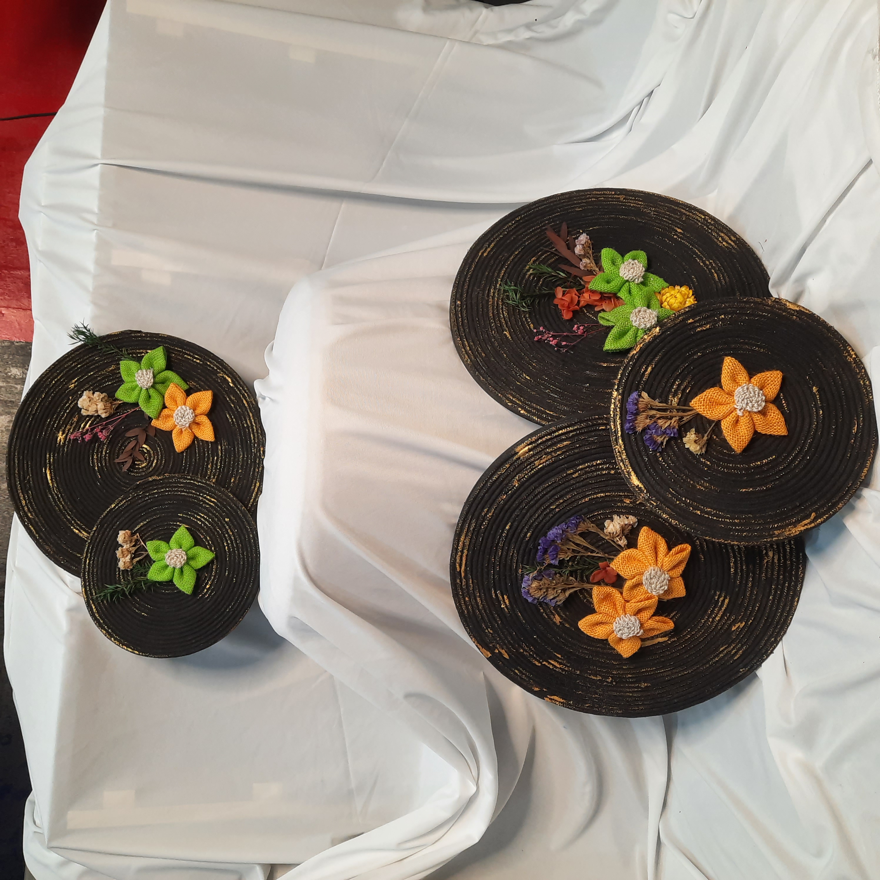 Handcrafted Decorative Wooden Plates