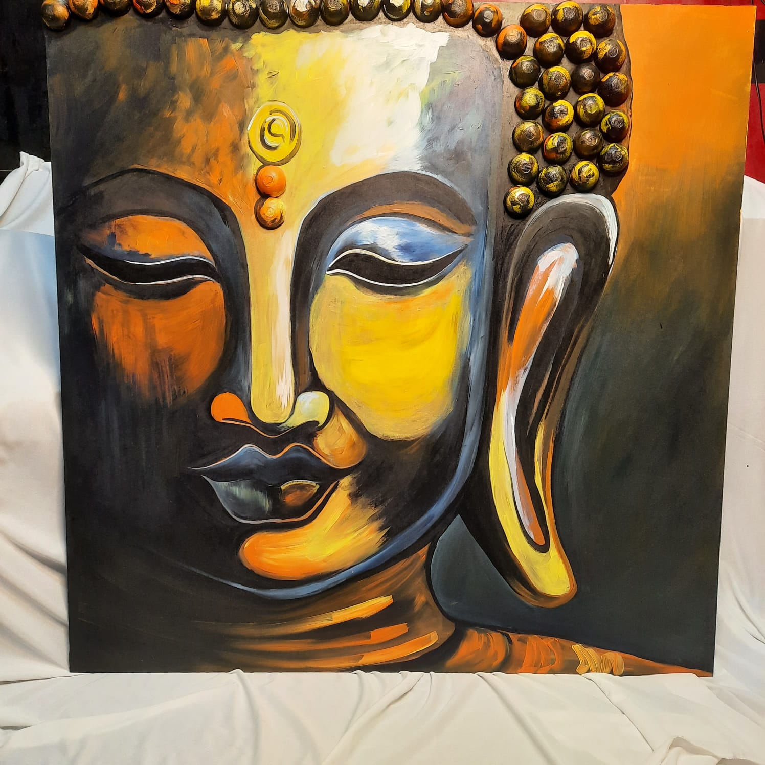 Buddha Face Painting