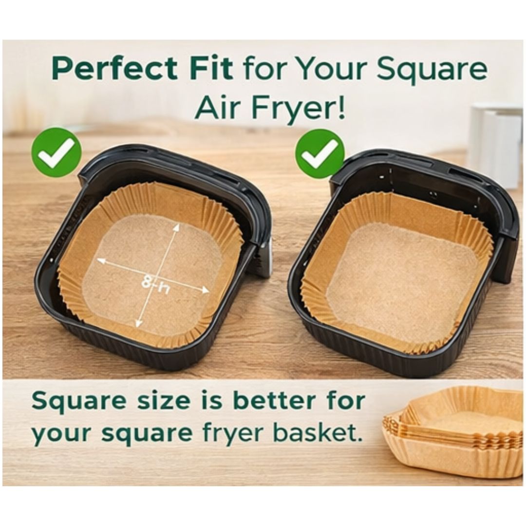 100 PCS Air Fryer Paper Sheets