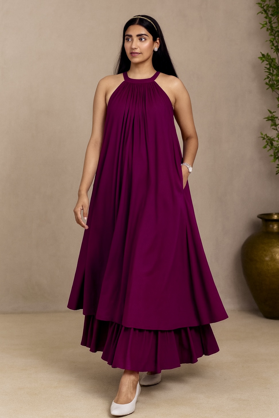 Purple Maxi Dress