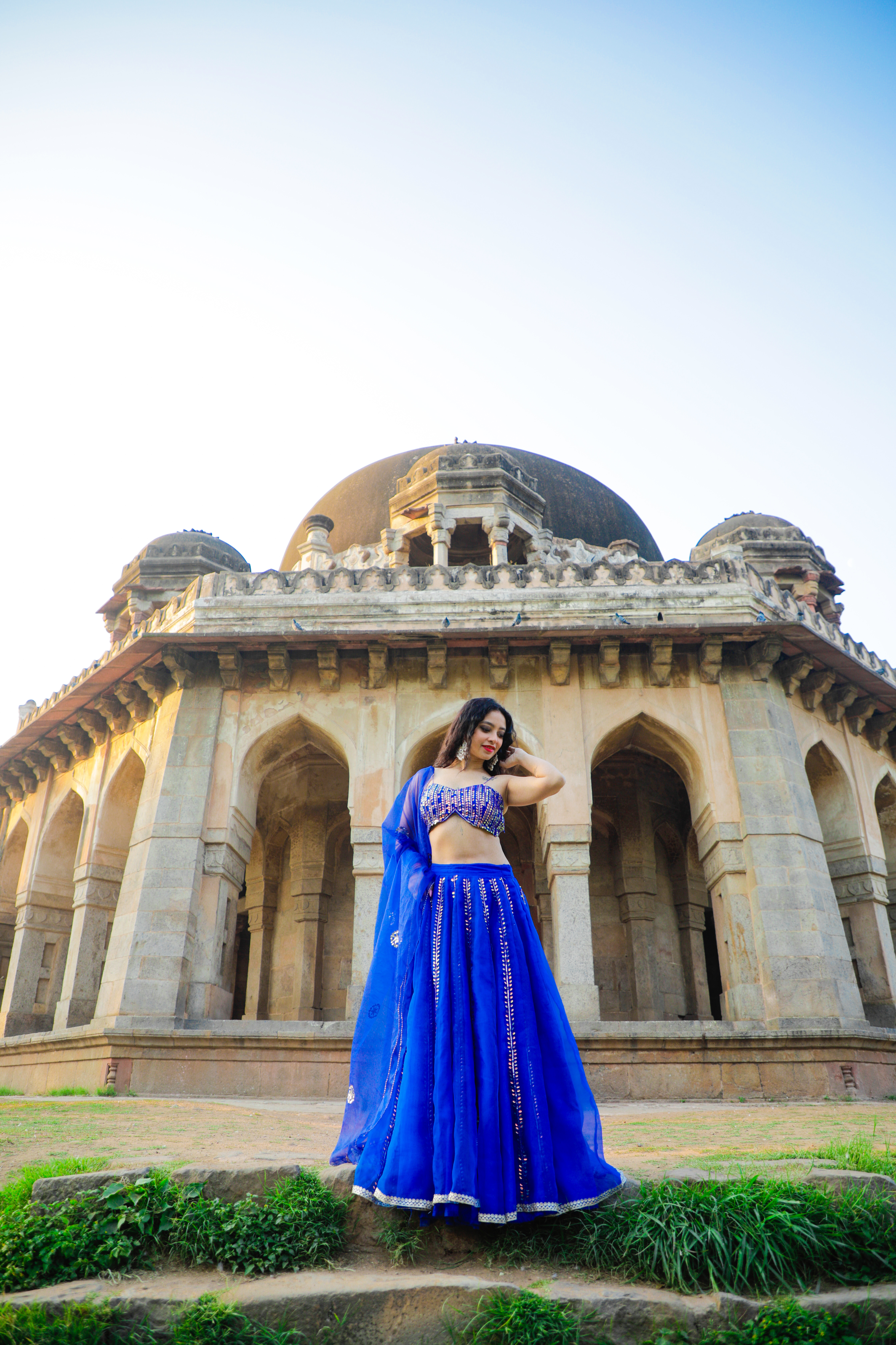 Royal Blue Lehenga Choli