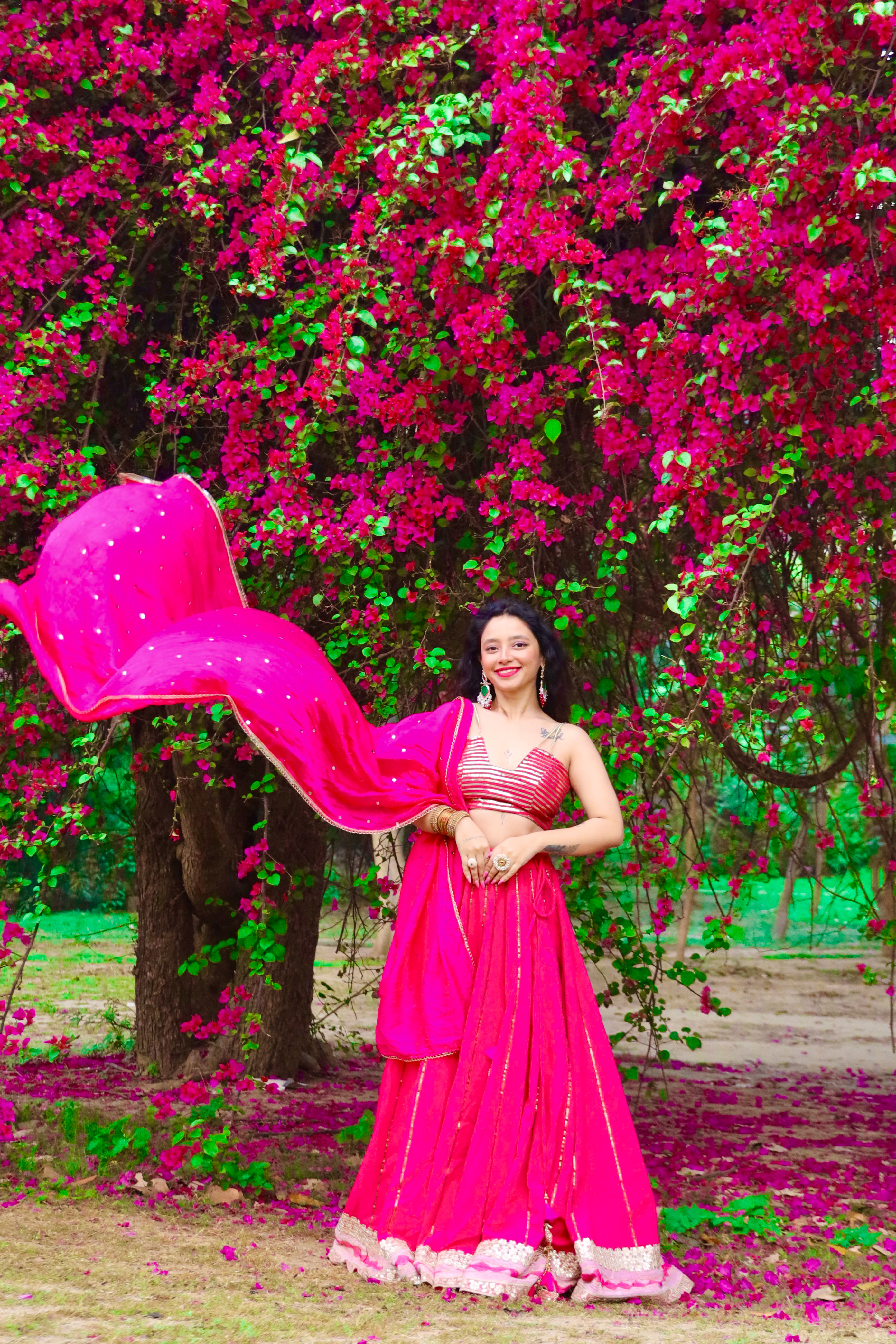Bright Pink Lehenga Choli