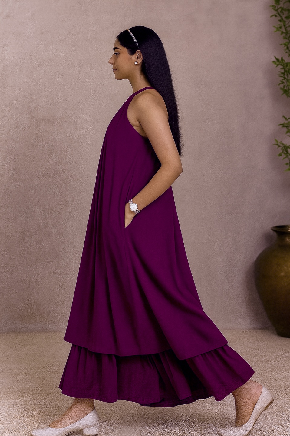 Purple Maxi Dress