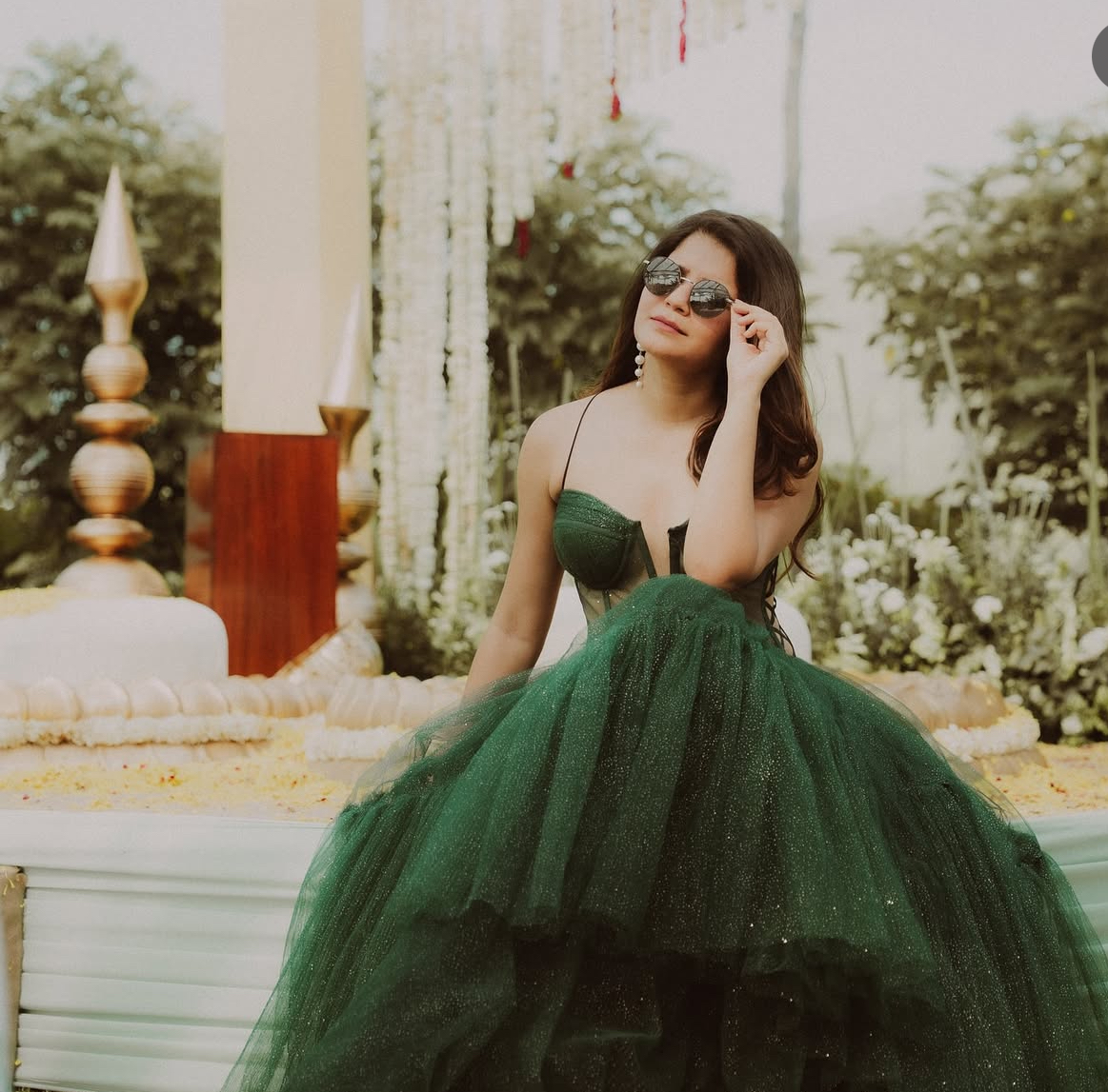 Emerald Green Ball Gown