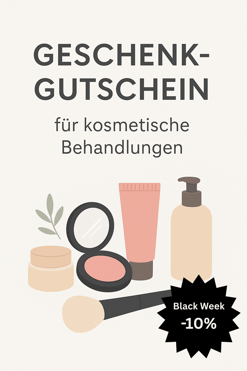 Black Weeks Rabatt: Behandlungs-Gutschein -10%