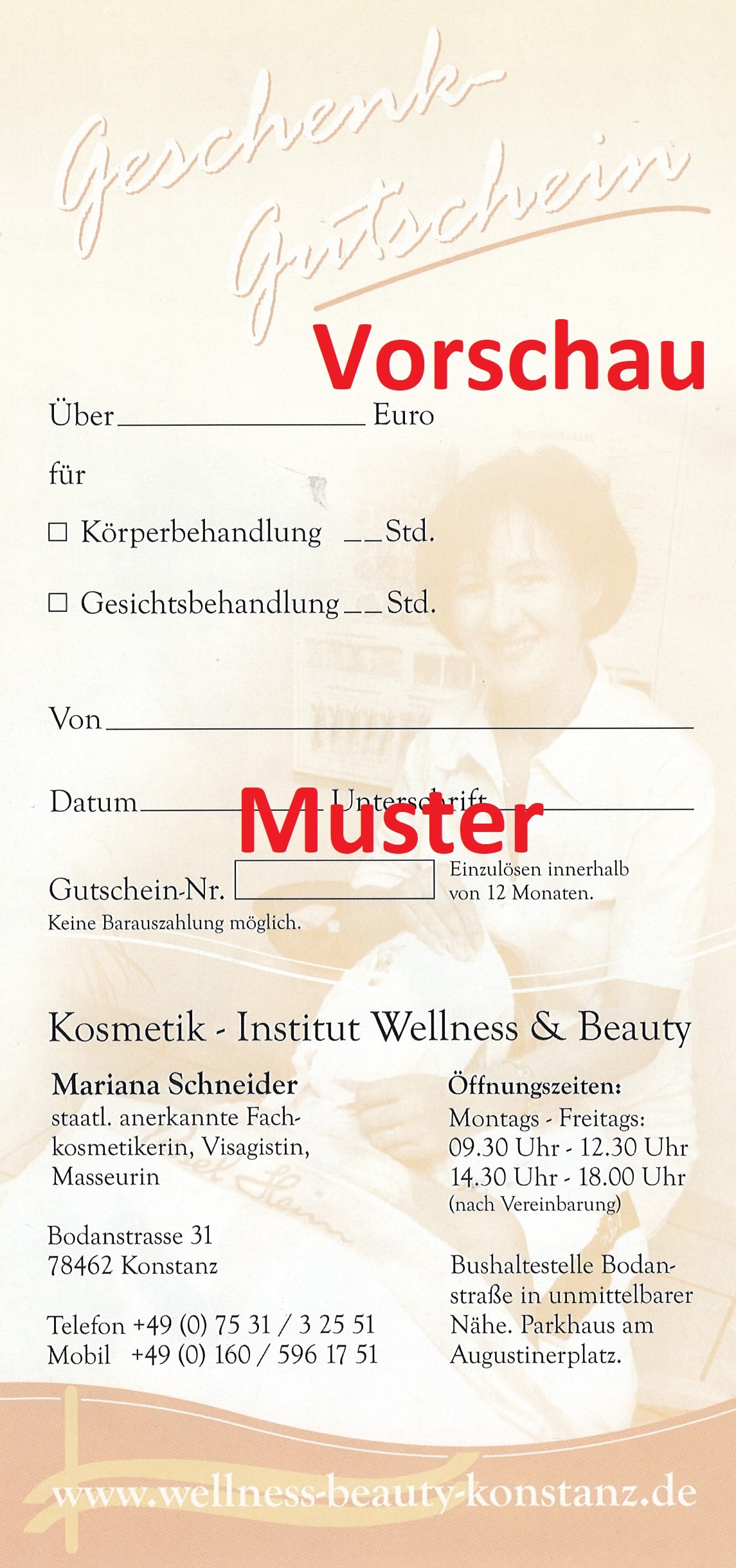 Aktion: Behandlungs-Gutschein (Aktion bis 31.12.25)