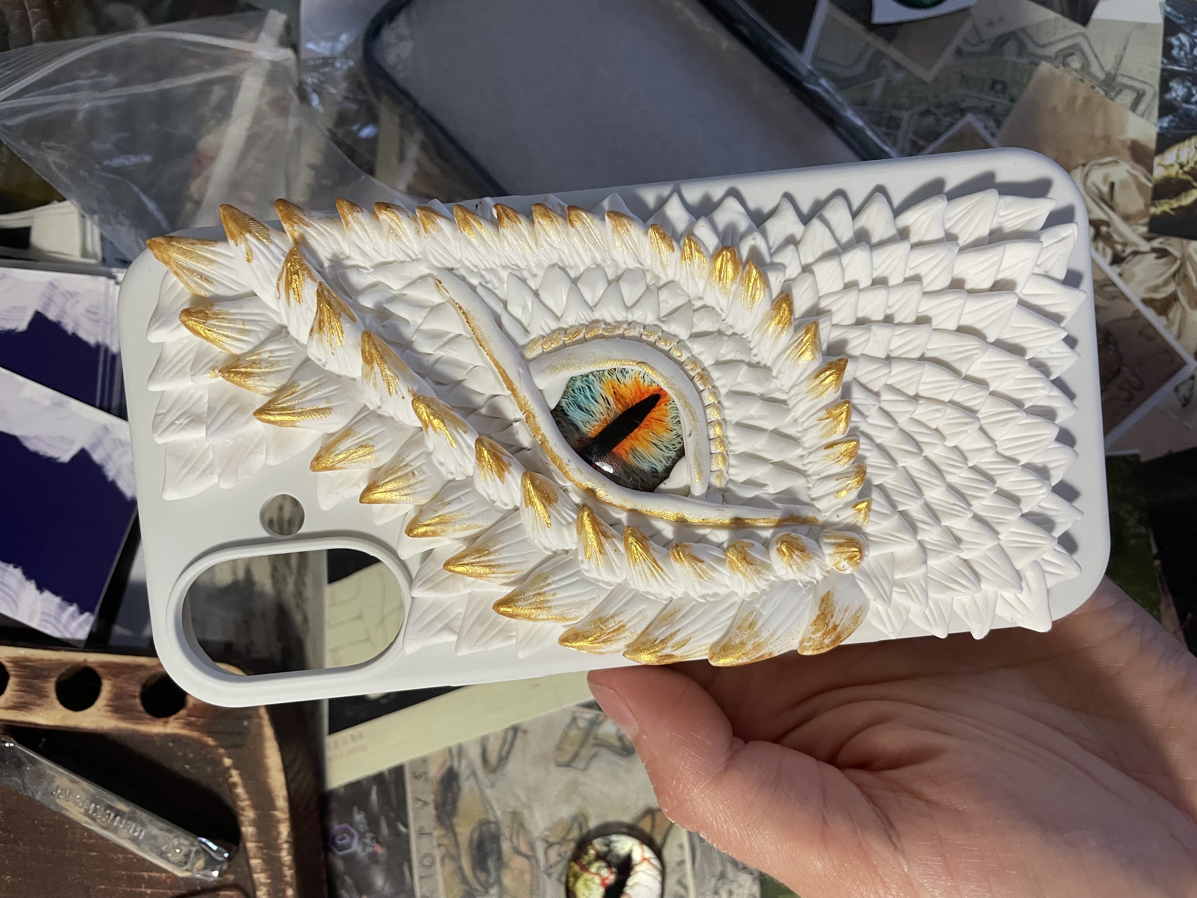 White iPhone 16 plus phone case